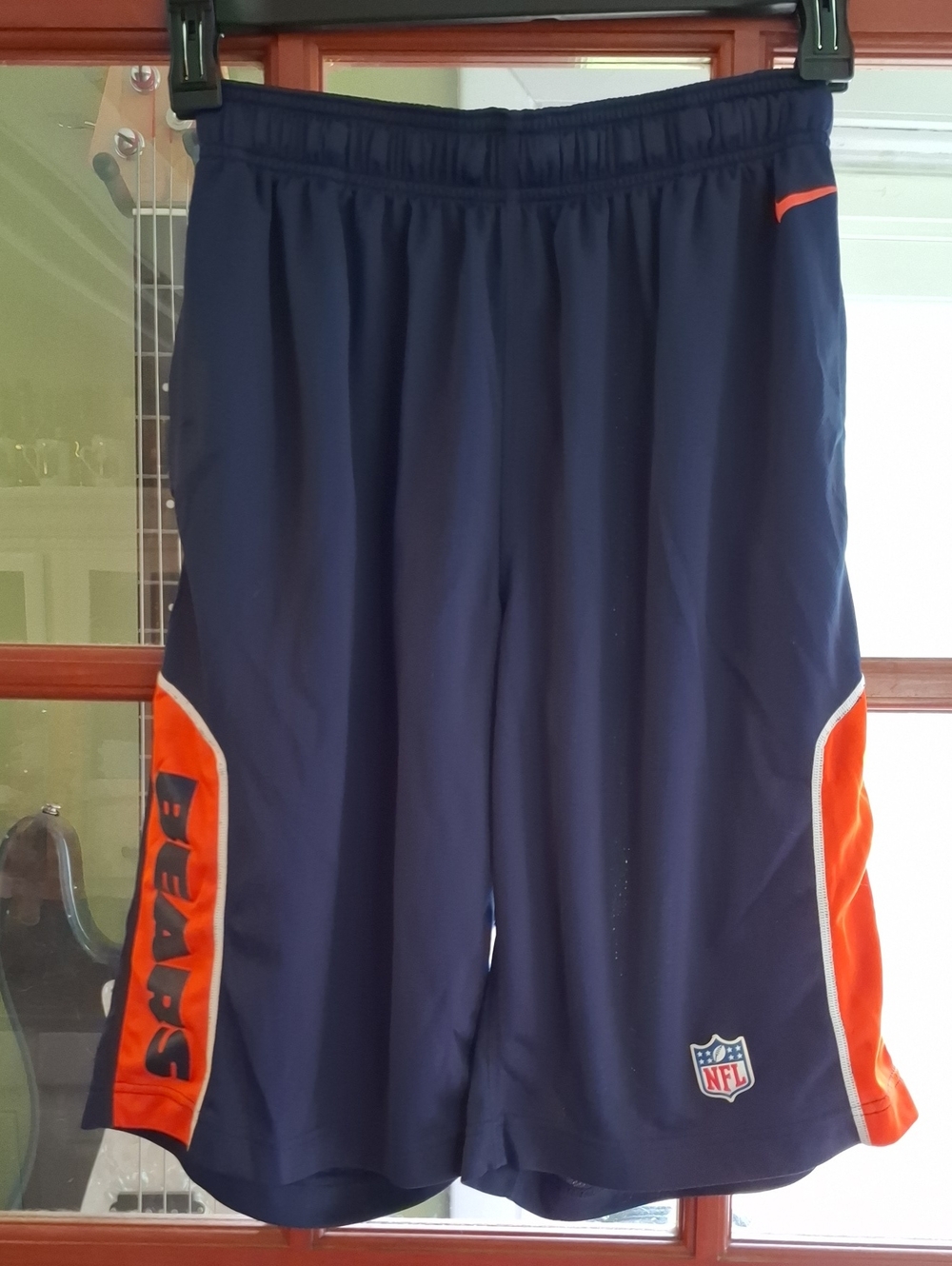 Nike Navy and Orange BEARS Dri-FIT NFL Shorts